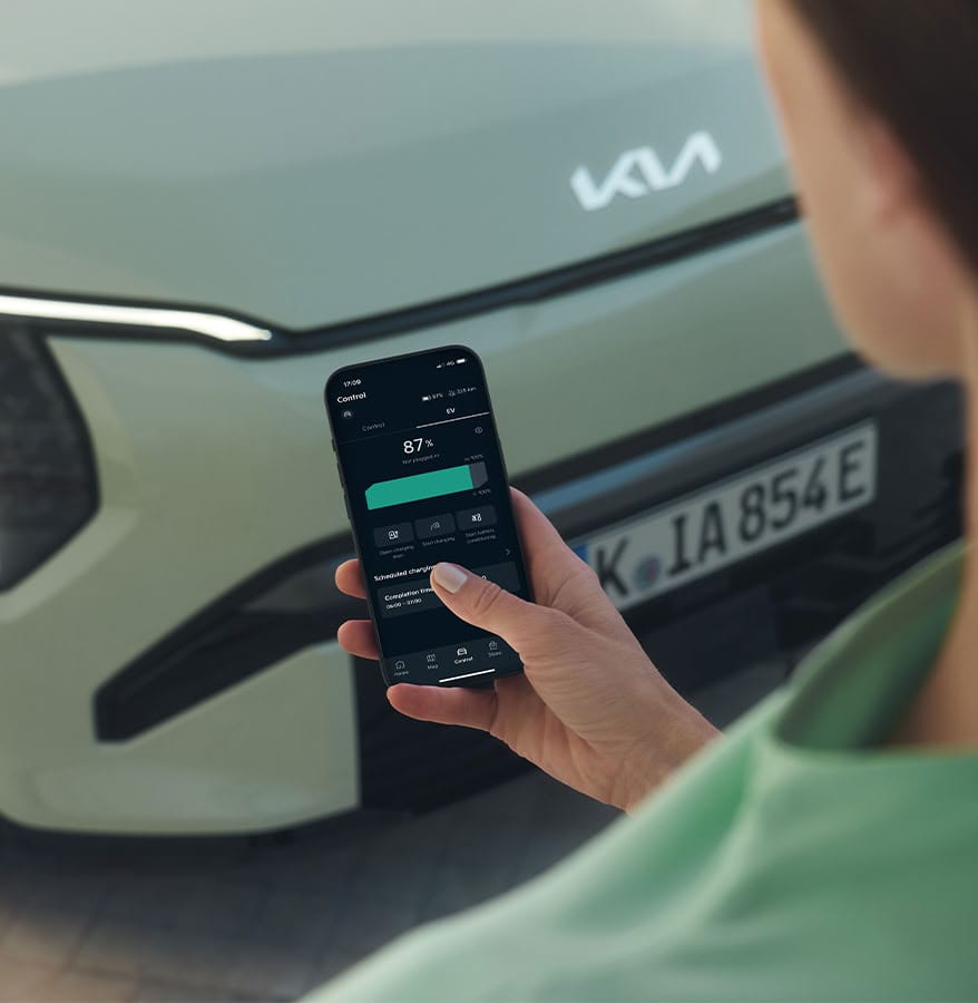 Kia EV3 und Kia App